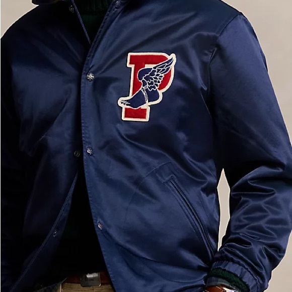 🪽POLO RALPH P-Wing Sateen Coach’s Jacket - Picture 2 of 2